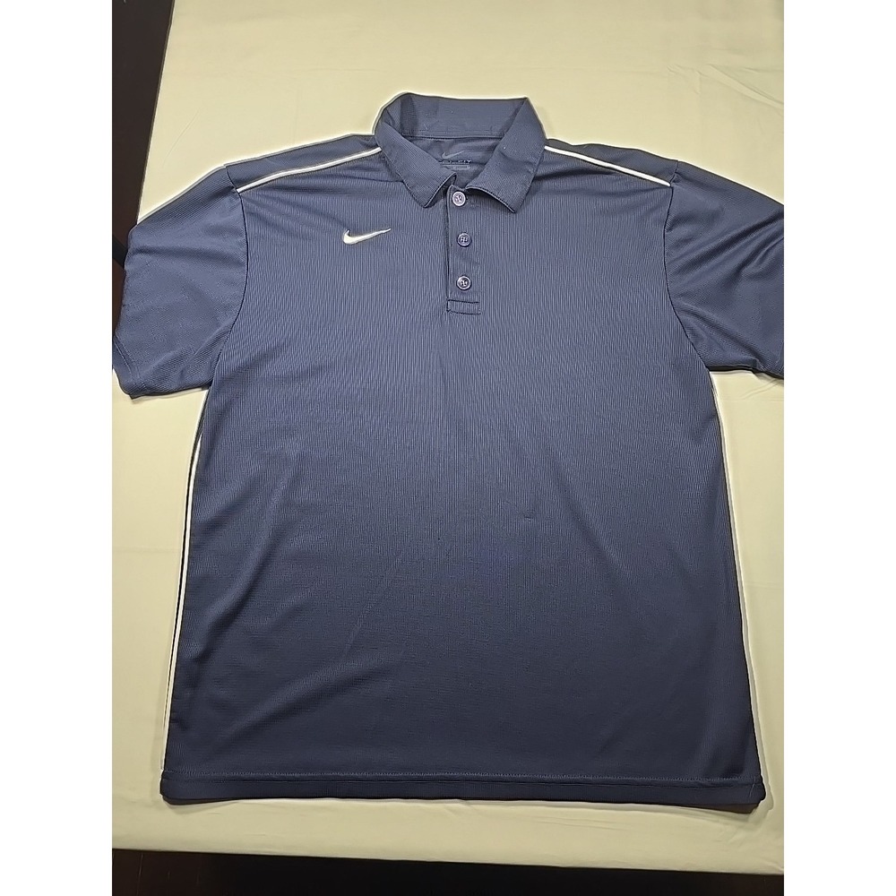 Nike Dri-FIT Golf Polo Medium Performance Athletic Blue Men's